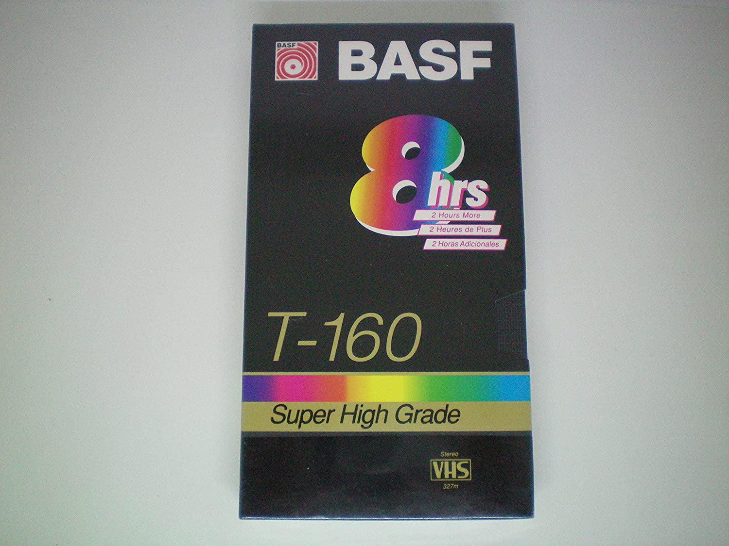 BASF T160 Extra Quality 8 Hour Blank VHS Video Cassette Recording Tape
