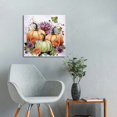 thumbnail image 4 of Nawypu Pumpkin Wall Art Dining Room Fall Farm Harvest Canvas Pictures for Kitchen Decor Country Autumn Sunflower Posters Halloween Thanksgiving Decorations Farmhouse Fall Party Watercolor, 4 of 4