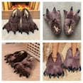 thumbnail image 2 of Coffee Cartoon Cotton Slippers Funny Animal Claws Lightweight Men and Women, 2 of 8