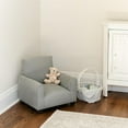 thumbnail image 2 of Kid Rocking Chair for Toddlers, Child Chair for Little Kids, Upholstered Toddler Armchair for Children,  and Cute Little Kid Chairs (Legs, Grey), 2 of 7