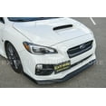 thumbnail image 5 of Replacement For 2015-2017 Subaru WRX & STi JDM Varis Style Polypropylene Primer Black Front Bumper Lower Lip Spoiler Ground Effects, 5 of 12