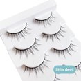 thumbnail image 1 of Pestañas postizas largas y dramáticas para mujeres, pestañas postizas esponjosas, cómodas y naturales suaves, 1 of 5