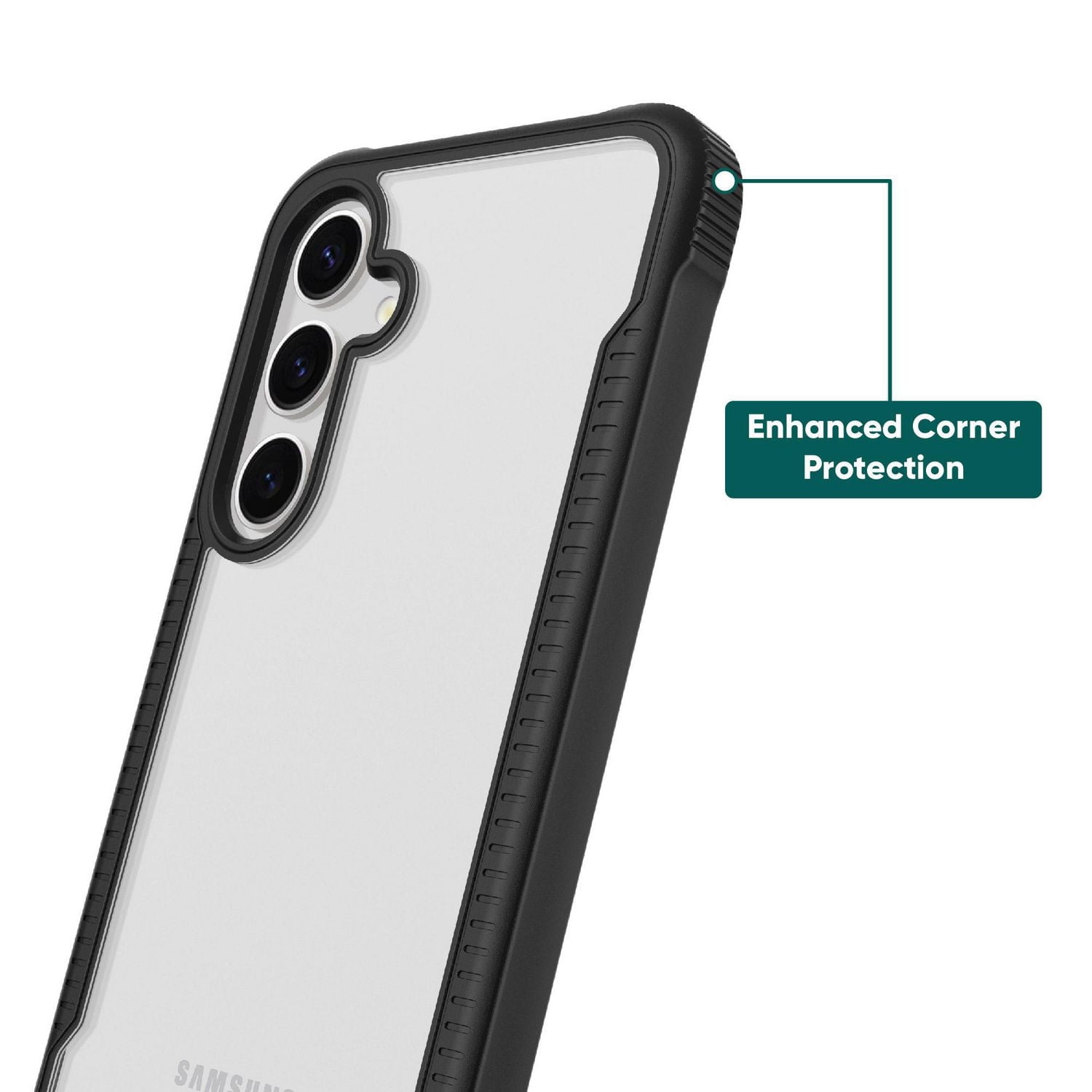 onn. Samsung Galaxy S24 5G Dual-Layer Phone Case