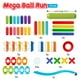 thumbnail image 4 of SmartMax Juego de Construcción de Tallo Magnético de 71 Piezas Mega Ball Run para Mayores de 3 Años, 4 of 5