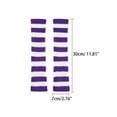 thumbnail image 2 of INSPIRE CHIC Women's 1 Pair Knitted Gloves Winter with Thumb Hole Y2K Cute for Christmas Purple-Whie, 2 of 6