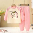thumbnail image 2 of UAYOTSE Toddler Girls Boys Cotton Long Sleeve Top Pants Set 6 12 18 24 Months 2T 3T 4T Fit Soft Casual Home Outfit 2PCS Size 3-4 Years, 2 of 9
