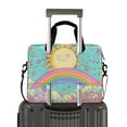 thumbnail image 2 of FORMRS 16" Laptop Bag Carrying Sleeve Case with Handle Travel Shoulder Briefcase, Retro Blue Rainbow, 2 of 8