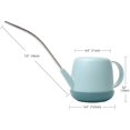thumbnail image 3 of herramientas de plantación de jardín Nordic Watering Can for Plants Garden Flower Long Spout 1.2L Helps You Water Tiny House Plants, Succulent , Bonsai or Herb Gardens Indoor Outdoor Zhivalor WMZY-935-1, 3 of 4