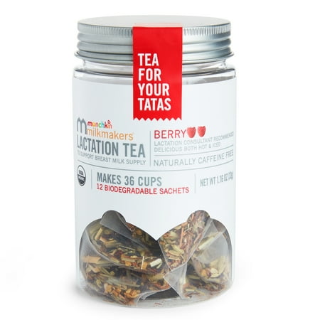UPC: 0735282371752 | Munchkin® Milkmakers® Lactation Tea Organic and Caffeine Free Berry 12 Count
