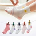 thumbnail image 2 of KPOPLK Baby Girl Socks Ankle or Crew Height Made with Soft Organic Cotton Non-Slip Grips for Babies(1-3 Years,G1-Light Pink), 2 of 5