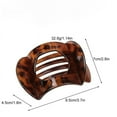 thumbnail image 6 of New Large Small Sizes PC Hair Clips for Women Non-slip Hair Accessories Vintage Arc Shaped Duck Claw Hairpins Girl Barrettes, 6 of 10