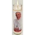 thumbnail image 5 of (4 pack) Prayer Candle Pope Francis White Wax, 8 Inch, 5 of 7