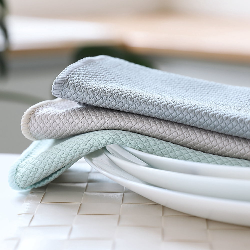 Microfiber Polishing Cloths, Lint-Free Streak-Free Wiping for Durable Reusable Easy Clean Cloth, Multi-Purpose Cleaning in Kitchen, Bathroom, Car, Furniture