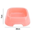thumbnail image 2 of Pet Food and Water Bowl,Plastic Dish for Dogs and Cats, Prevents Spills, 2 of 6