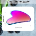 thumbnail image 2 of Stainless Steel Gua Sha Facial Tools Guasha for Face Metal Gua Sha Tighten Skin Massage Guasha Beauty Tool for Body Eyes Neck Massager with Travel Pouch Skin Care Gifts (Rainbow Color), 2 of 13
