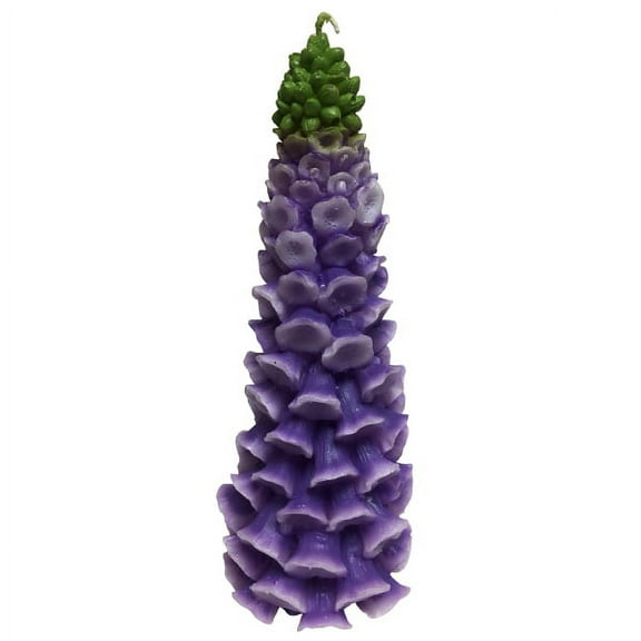 One Hundreds Eighty Degree Foxglove Candle 9 inch - Purple