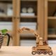 thumbnail image 2 of Excavadora de madera de juguete para niños, vehículo de construcción pequeño, juguete de ingeniería en miniatura, excavadora pequeña de juguete, 2 of 8
