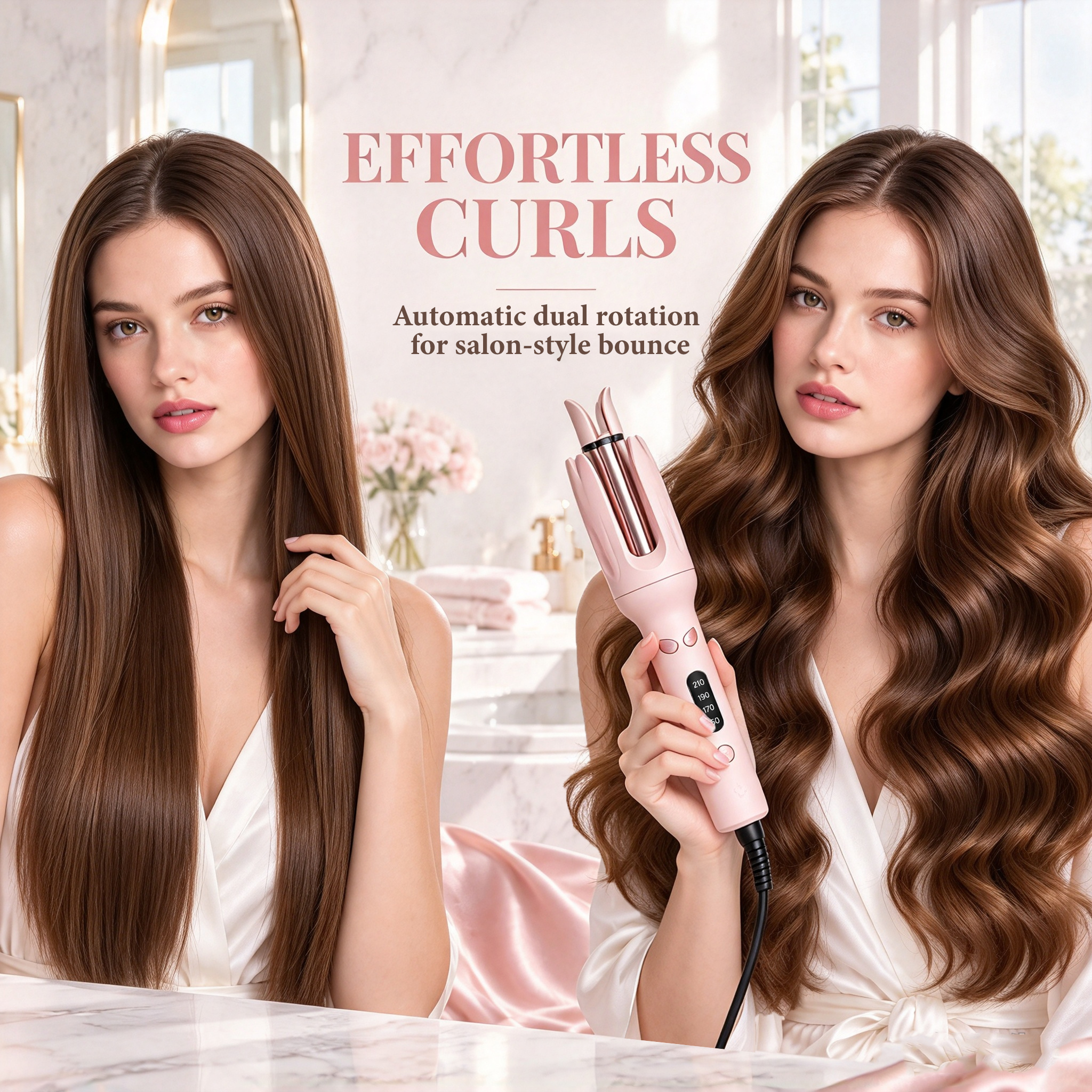 Moremore Automatic Curling Iron 1.1 Inch Ceramic Wand photo 4