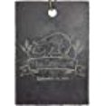 thumbnail image 3 of Personalized 9 3/4" x 13 3/4" Natural Slate Cutting Board, 10 Diffrerent Designs, Custom text Board, Wedding Gifts for the Couple, Housewarming Gift & Kitchen Sign (Rectangle Slate - 02, Design 05), 3 of 12