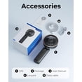 thumbnail image 7 of Portable Handheld Fan, 4000mAh, 180 Adjustable, 6 Speed Wind, USB Rechargeable Foldable Personal Fan, 7 of 7