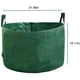 thumbnail image 5 of Bolsa estándar de 63 galones para jardín y patio, reutilizable y plegable, para hojas y desechos de césped, piscina y jardín., 5 of 7