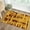 Mustard, variant on Cotton Printed Hand Woven Area Rug Rag for Hallway | Kitchen | Living Room - 24''x36'' | 2'x3'