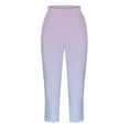 thumbnail image 4 of Wensltd Summer Capris Leggings for Women High Waisted Beach Leggings, 4 of 5