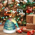 thumbnail image 4 of Cauagu Retro Palm Beach Sunset for Adult Christmas Hat,1-Pack Xmas Holiday Hat Santa Hat for Women & Men Festive Headwear Accessories Fit for Christmas/New Year/Party, 4 of 6