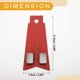 thumbnail image 4 of Unique Bargains 1 Pcs Gancho Reposacabezas Universal para Automóviles, SUV, Camión, Ganchos Organizadores Rojo 6.89"x2.99", 4 of 7