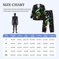 thumbnail image 4 of Balery Music Notes Pijama para Hombre de Dos Piezas con Manga Larga, Conjunto de Dormir y Descanso Suave con Bolsillos-XX-Large, 4 of 7