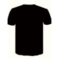 thumbnail image 3 of Camiseta de manga corta con cuello redondo y estampado de letras divertidas para hombre, ideal para verano y exteriores., 3 of 6