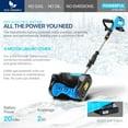 thumbnail image 4 of AlphaWorks Portable Electric Snow Thrower & Shovel - 20V 2Ah Cordless Battery System, 4 of 8
