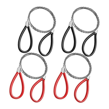 

Pipe Cutters 4 Pcs Stainless Steel Cable Saw Metal Wire Saw Hand Pocket String Rope Saw PVC Pipe Cutting Tool for Wood