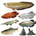 thumbnail image 6 of Juiluna Simulation Marine Animal Model Realistic Fish Aquarium Action Figures Cognitive Educational Toys For Gifts, 6 of 6
