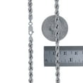 thumbnail image 5 of Nuragold 14K Real White Gold Solid Rope Diamond Cut Chain Necklace 16"-30" (1mm-6mm) Italian Jewelry for Men & Women, 5 of 19