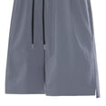 thumbnail image 4 of Men's Casual Athletic Workout Shorts 10" Inseam Quick Dry Performance Short Pants, Solid Color Casual Elastic Waist Drawstring Knee Length Sports Running Short, 4 of 4
