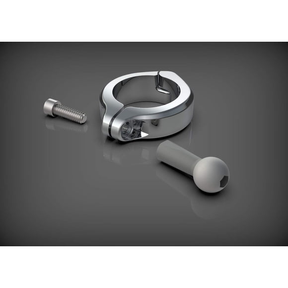 CIRO 1.5"" Soporte de barra de aluminio cromado (50134)