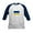 Navy/White, variant on - I Stand With Ukraine Baseball Jersey - Kids Cotton Baseball Jersey, 3/4 Sleeve Shirt