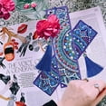 thumbnail image 2 of Hweilai (2 Pack) VETPW Diamond Embroidery Bookmarks Kit with Leather Tassel, 5D DIY Mandala Diamond Painting Bookmarks, Paint by Number Kit for Birthday and Graduation, 2 of 5