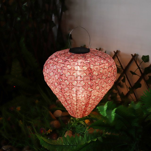 Linterna Solar Bola de luz 300LM Lámpara de decoración al aire libre en forma de diamante para pasillo Verand Patio Kuymtek Para estrenar
