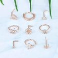 thumbnail image 2 of ZHAOCHENG Anillos de nariz vcmart para mujer, anillo de nariz de 20 g, anillos de nariz de acero quirúrgico, tornillos para perforación, pernos para nariz, anillos para nariz en forma de sacacorchos,, 2 of 3