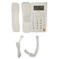 thumbnail image 2 of Landline Telephone, Multipurpose Environmental Protection Wired Phone  for Bedroom for Office Black,White, 2 of 7