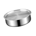 thumbnail image 1 of Tnarru Rice Bowl with Lid Insulated Soup Bowl Mixing Bowl 21.5cmx6.5cm Baking Stackable Unbreakable Korean Stainless Steel Rice Bowl, 1 of 8