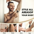 thumbnail image 3 of Prozing Professional Manscape Ball Trimmer for Men, 2-in-1 Body Hair Groomer and Groin Hair Shaver -Dual-Head Trimmer for No-Nick Shaving, 3 of 10