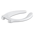 thumbnail image 2 of Stronghold Elongated Toilet Seat - Hinge: Self-Sustaining Check Hinge, Finish: White, 2 of 2