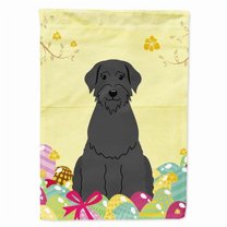 Caroline's Treasures BB6066GF Easter Eggs Giant Schnauzer Flag Garden Size , Small, multicolor