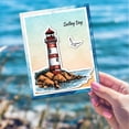 thumbnail image 5 of 1pc Rubber Clear Stamps for Card Making Decoration Scrapbooking Lighthouse 22x18x0.8cm, 5 of 9