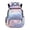 Axolotl with Galaxy Star Pattern, variant on Chririnla Cartoon Capybara with Math & Science Formula Print Waterproof School Backpack for Elementary Daily Use, Breathable Multi-Pocket 600D Polyester Bookbag