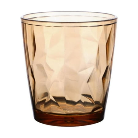 

Clearance Back to School Supplies! JWDX High-Grade Plastic Pc Acrylic Colored Diamond Water Cup High Temperature Resistant Leisure Ktv Drinking Cup Restaurant Round Cup Ma (Include: 310Ml Cup X1)