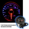 thumbnail image 6 of 2.56Inch Universally Motorcycle Speed Display Gauge LED Backlight Display Speedometer Odometer Panel, 6 of 8